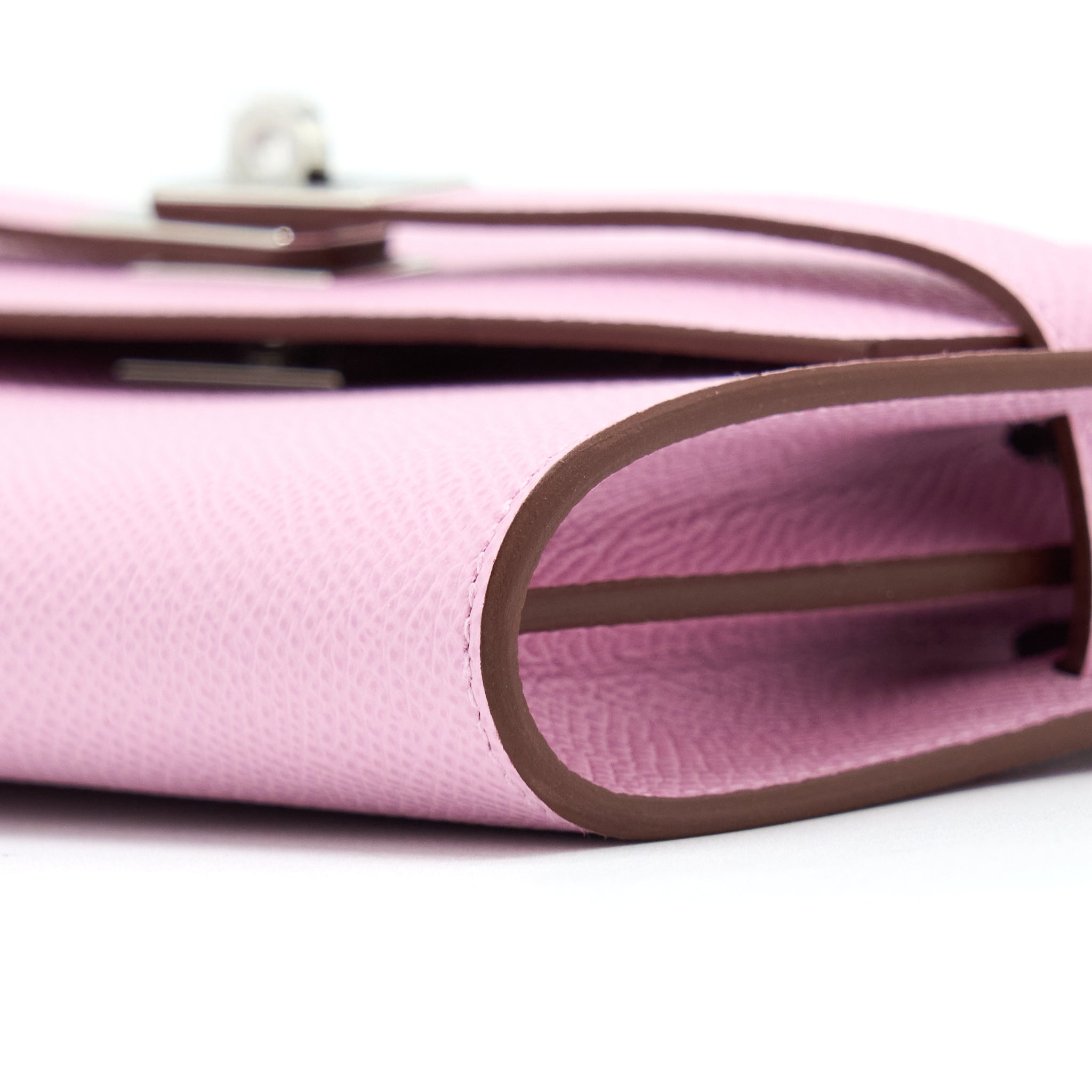 HERMES KELLY TO GO EPSOM X9 MAUVE SYLVESTRE SHW