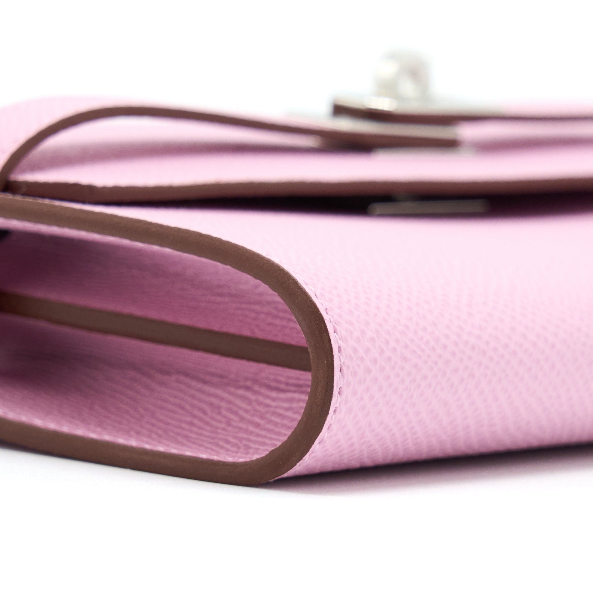 HERMES KELLY TO GO EPSOM X9 MAUVE SYLVESTRE SHW