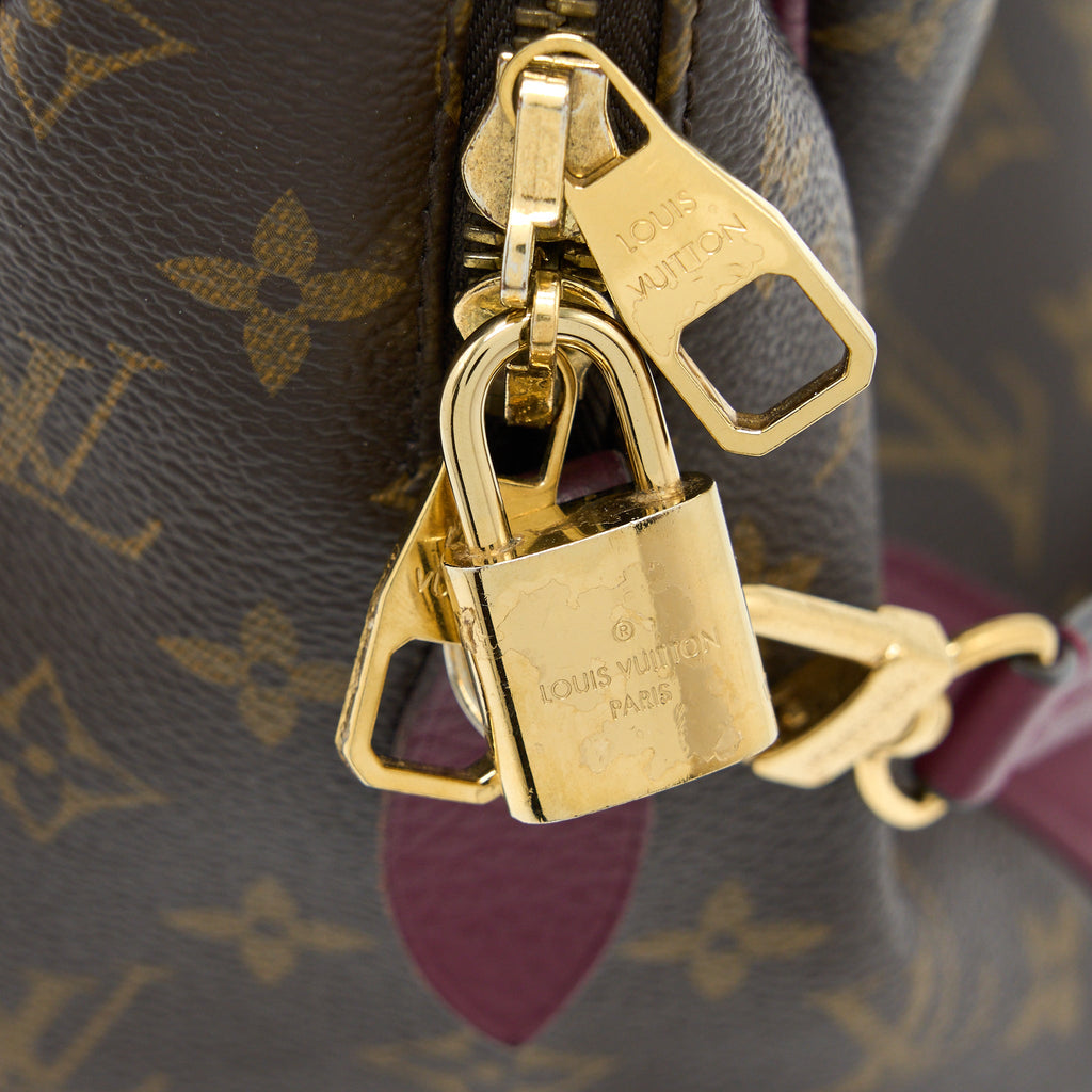 LOUIS VUITTON TOP HANDLE CROSSBODY TOTE BAG MONOGRAM CANVAS GHW