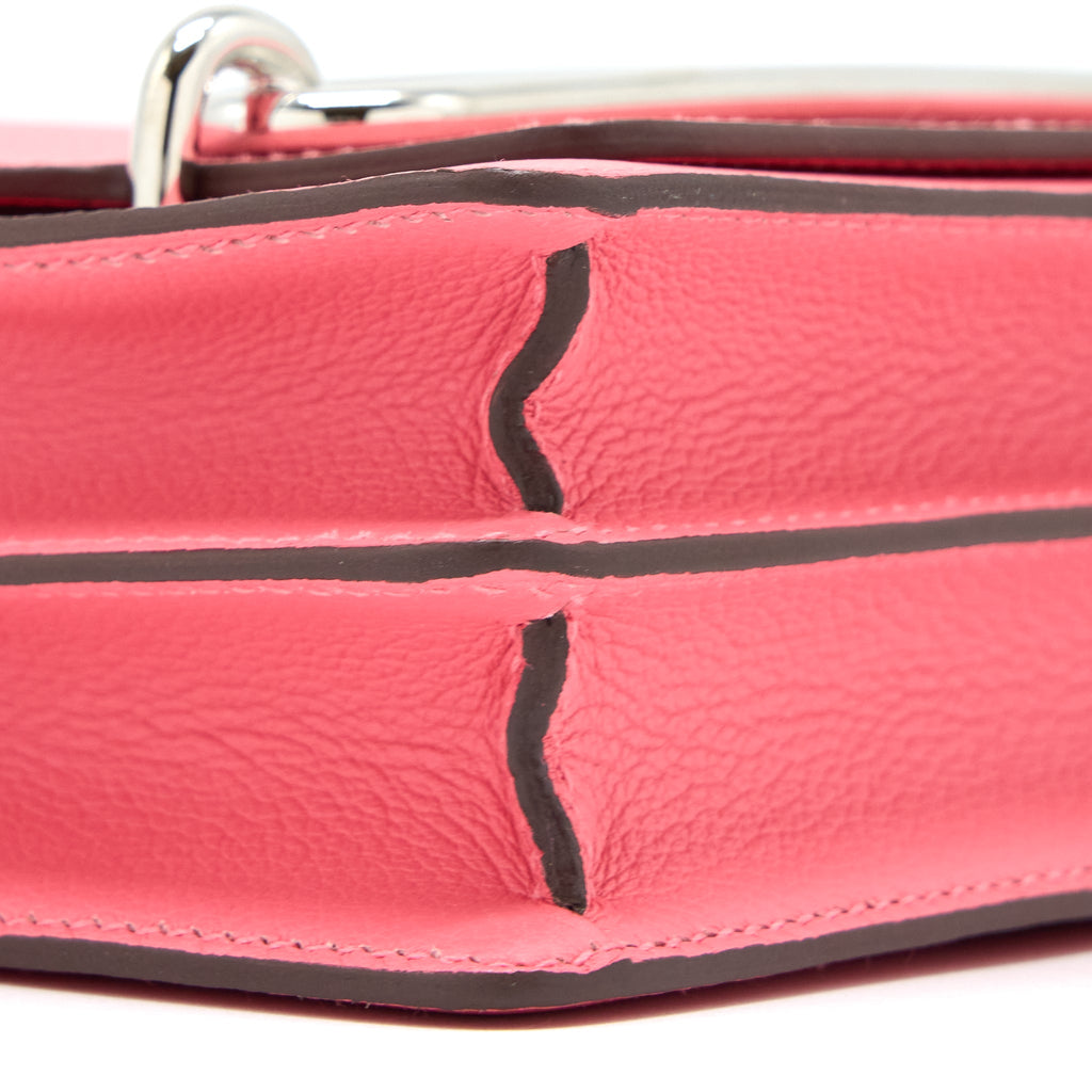 HERMES MINI ROULIS EVERCOLOUR ROSE AZALEE SHW