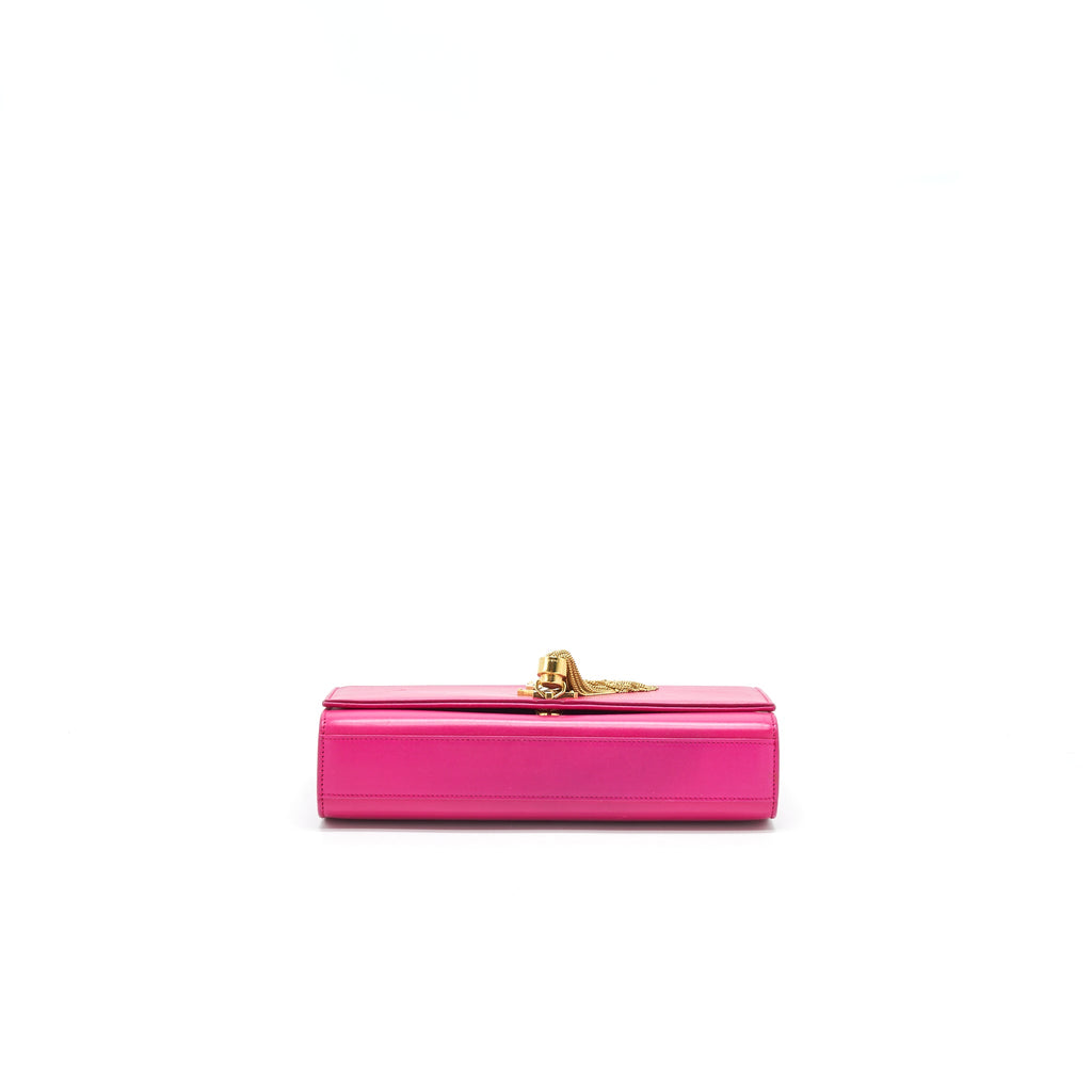 SAINT LAURENT /YSL MEDIUM KATE BAG WITH TASSEL IN HOT PINK