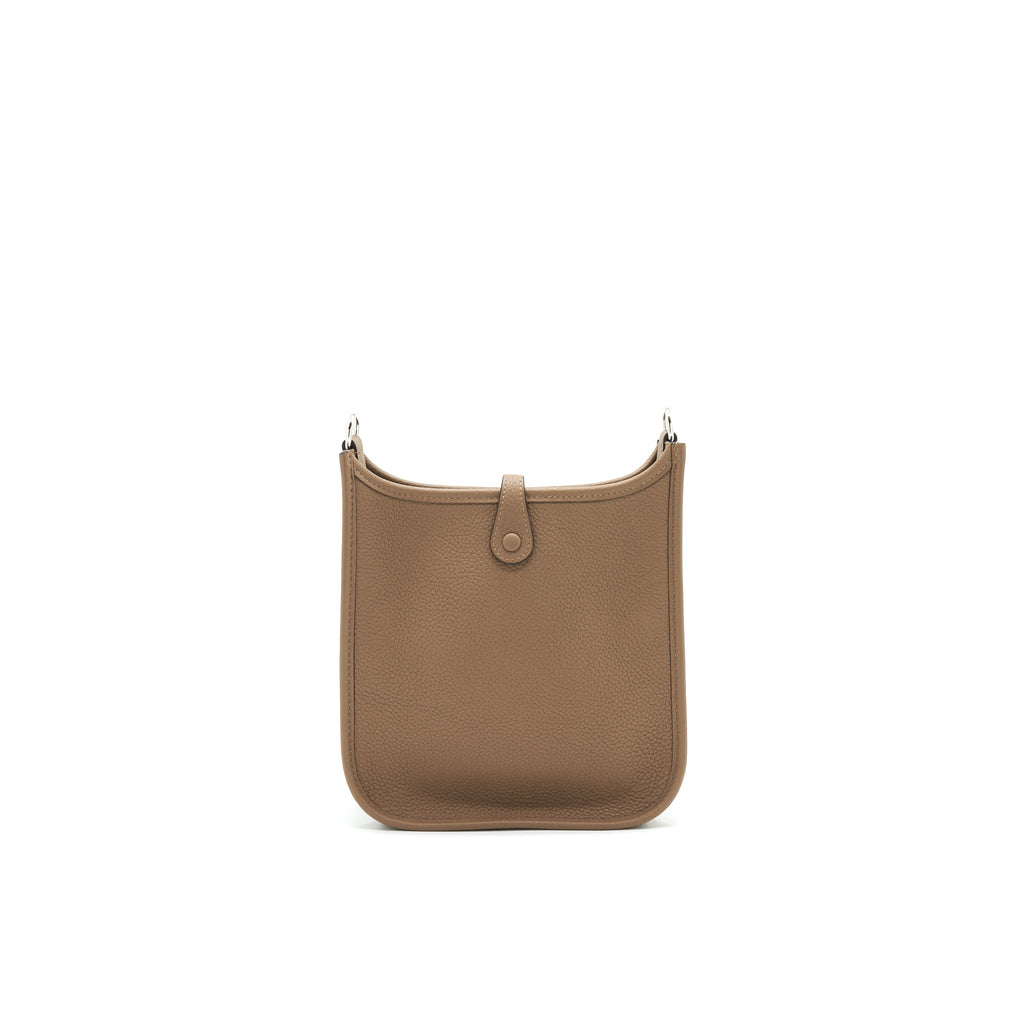 HERMES MINI EVELYNE 16 AMAZON BAG BEIGE DE WEIMAR/ GRIS ETAN