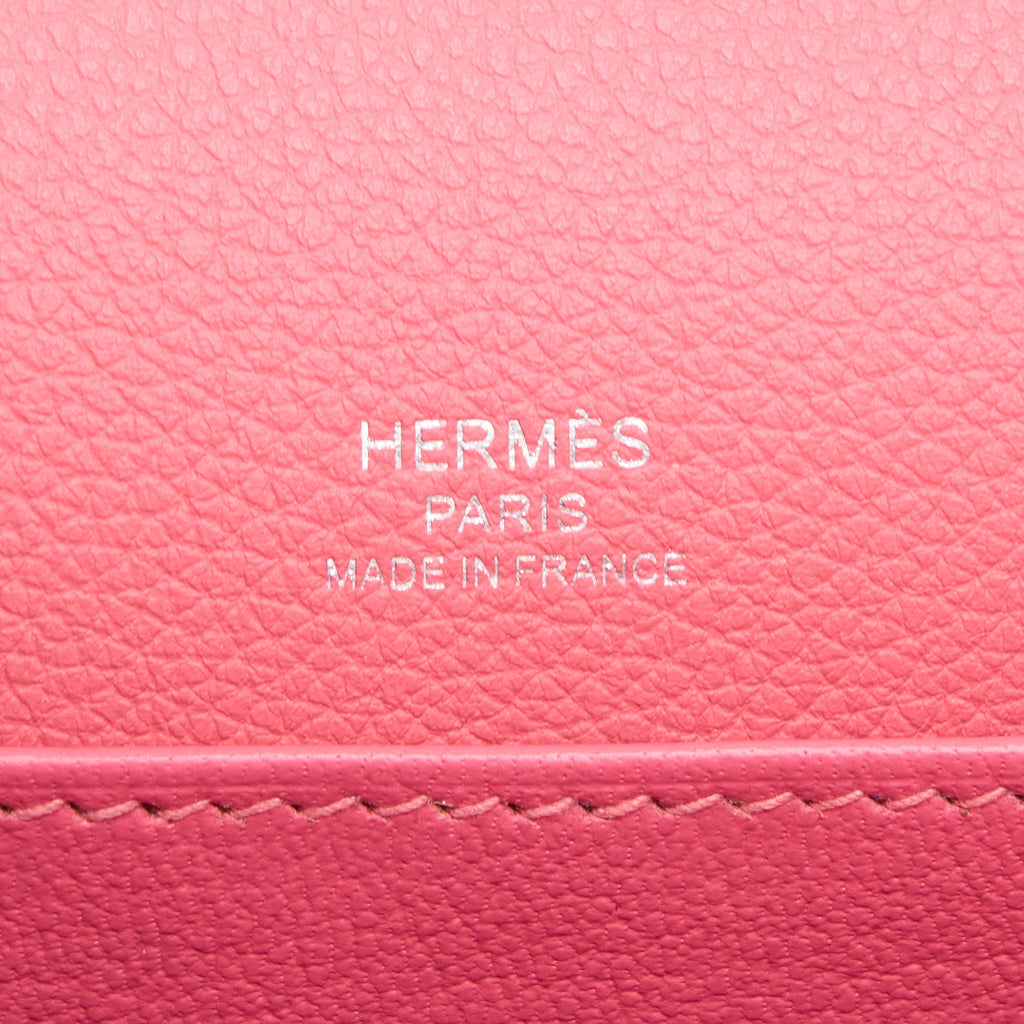 HERMES MINI ROULIS EVERCOLOUR ROSE AZALEE SHW