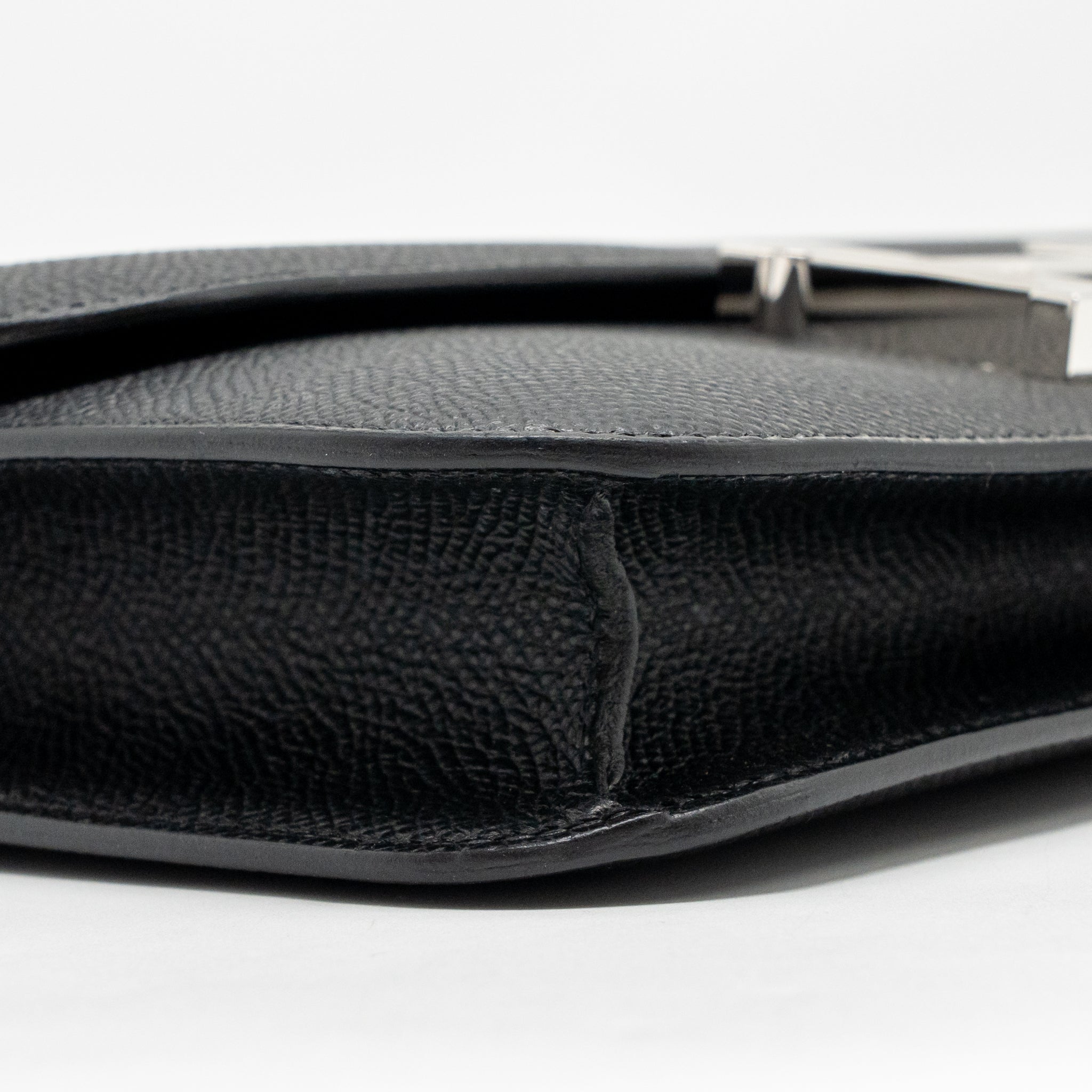 HERMES CONSTANCE ELAN EPSOM BLACK SHW