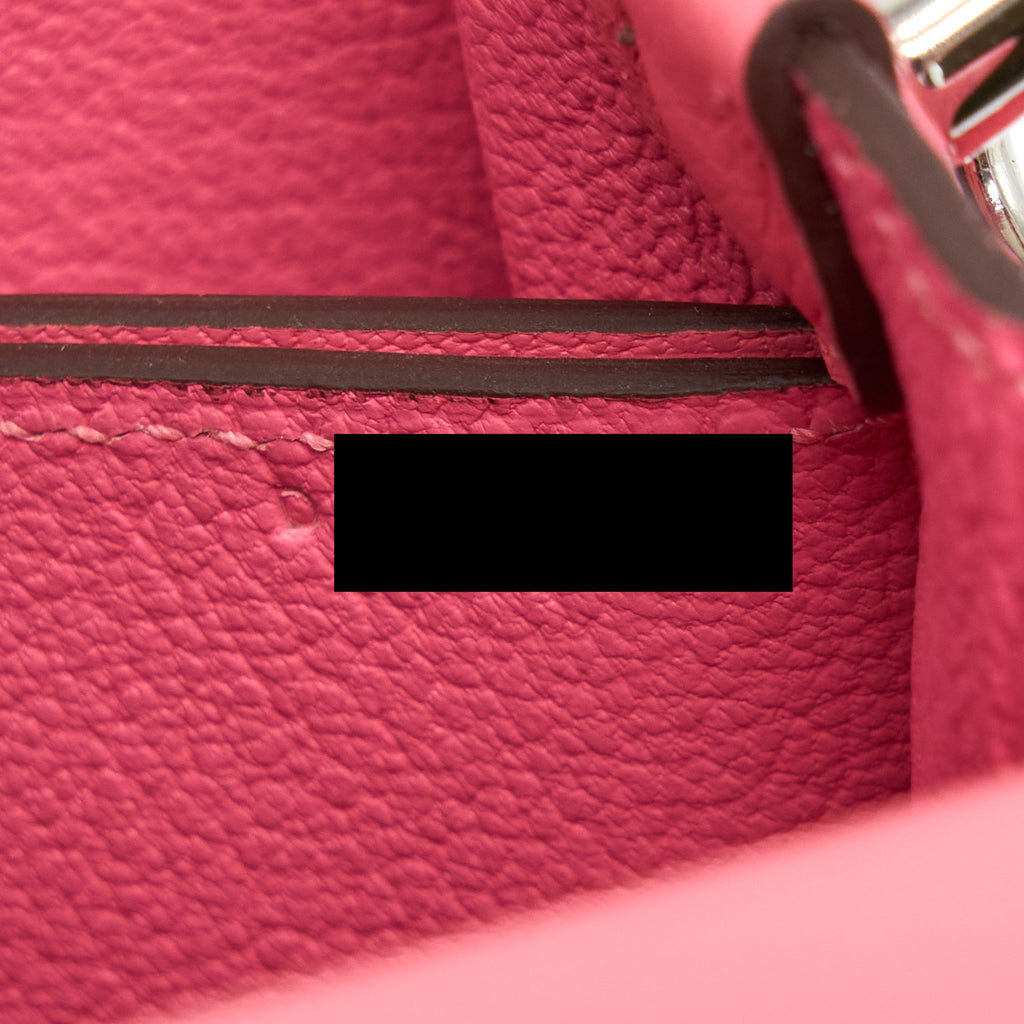 HERMES MINI ROULIS EVERCOLOUR ROSE AZALEE SHW