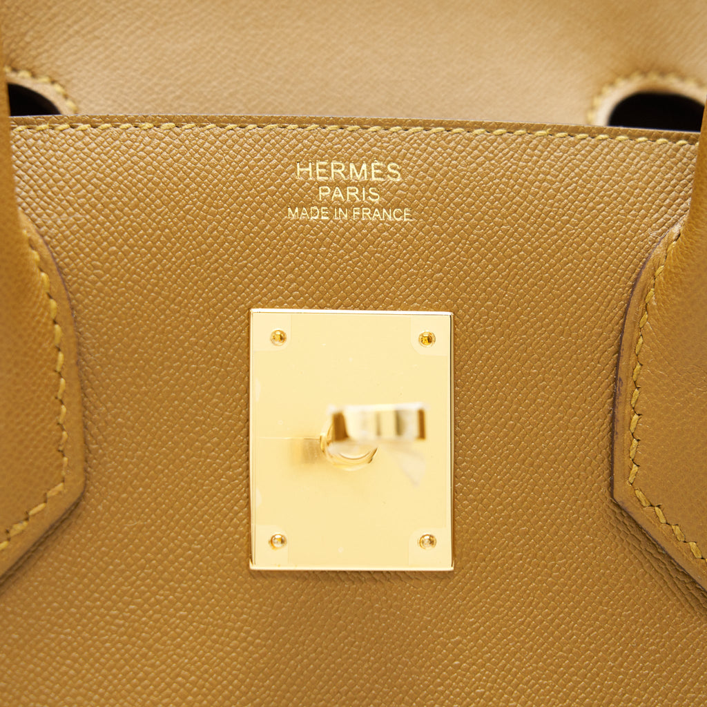 HERMES BIRKIN 30 SELLIER U8 BRONZE GHW