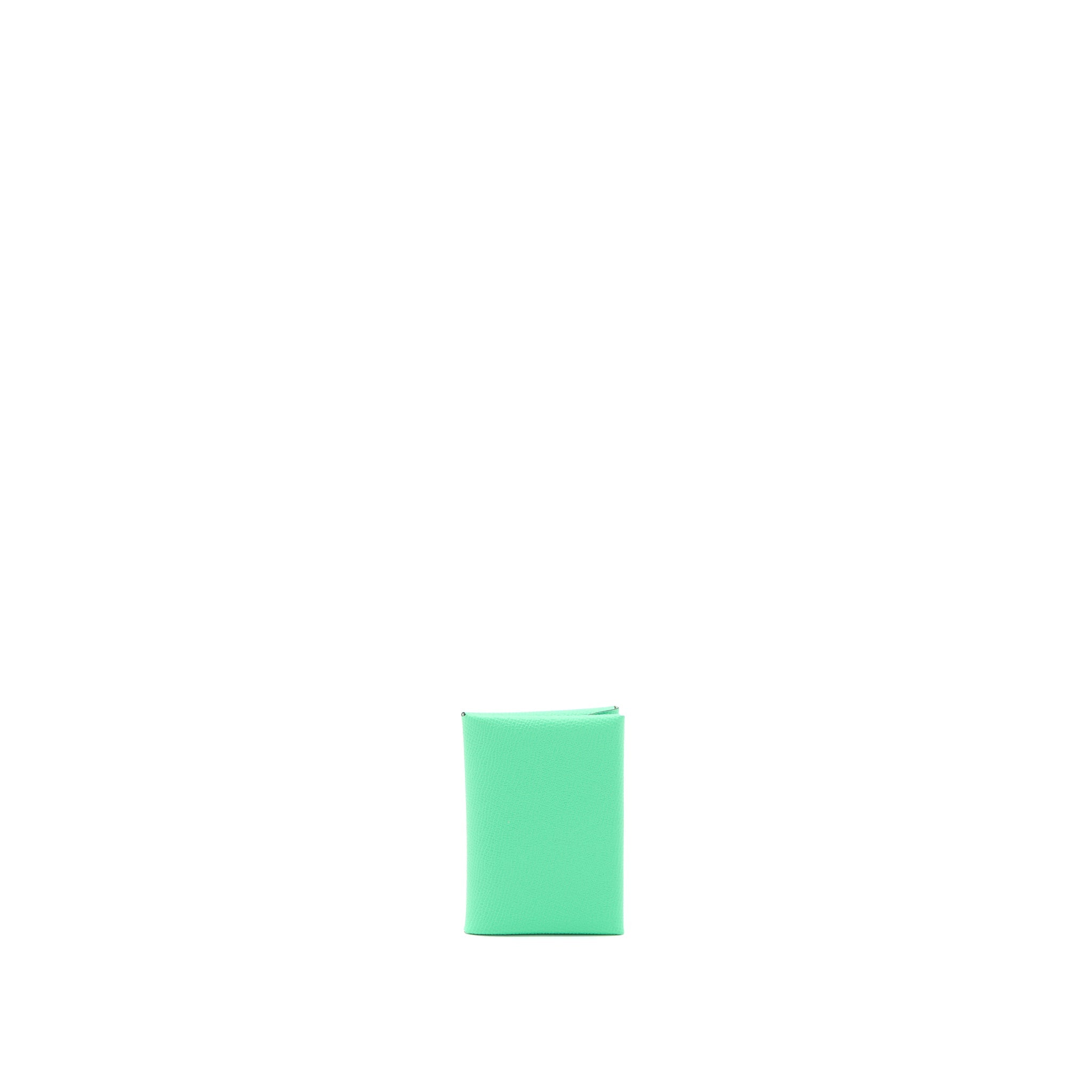 HERMES CALVI DUO EPSOM VERT COMICS/ VERT FIZZ