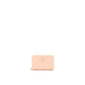 CHANEL ZIP CARD HOLDER LAMBSKIN LIGHT PINK LGHW