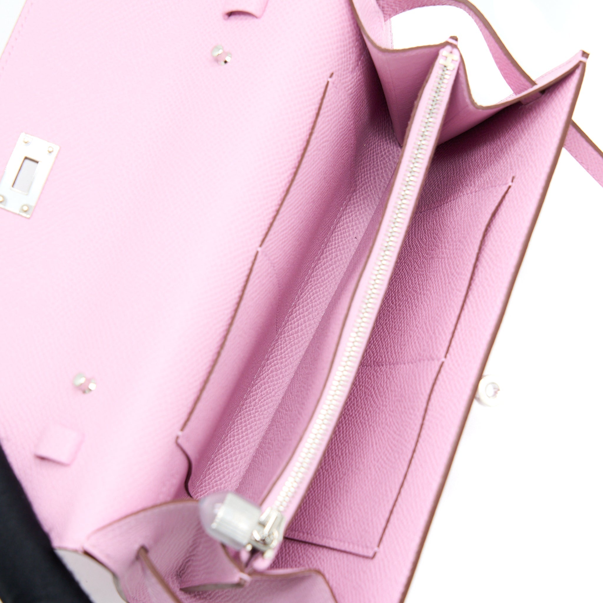 HERMES KELLY TO GO EPSOM X9 MAUVE SYLVESTRE SHW