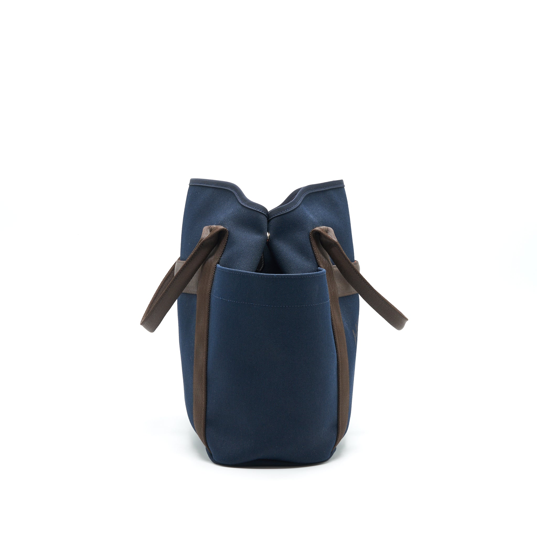 HERMES THE GROOMING BAG BLUE NAVY/ FEU