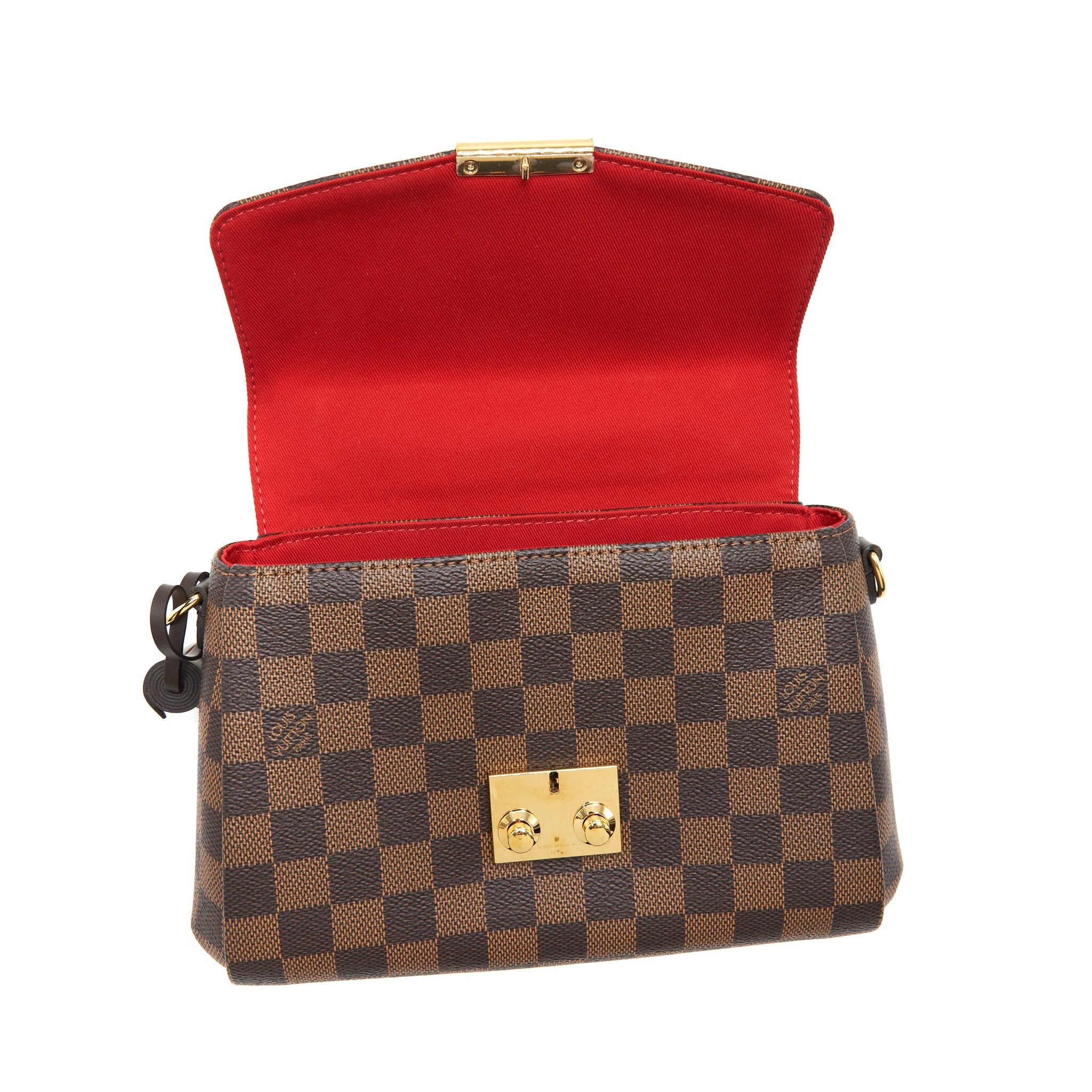 LOUIS VUITTON CROISETTE EBENE BROWN GHW