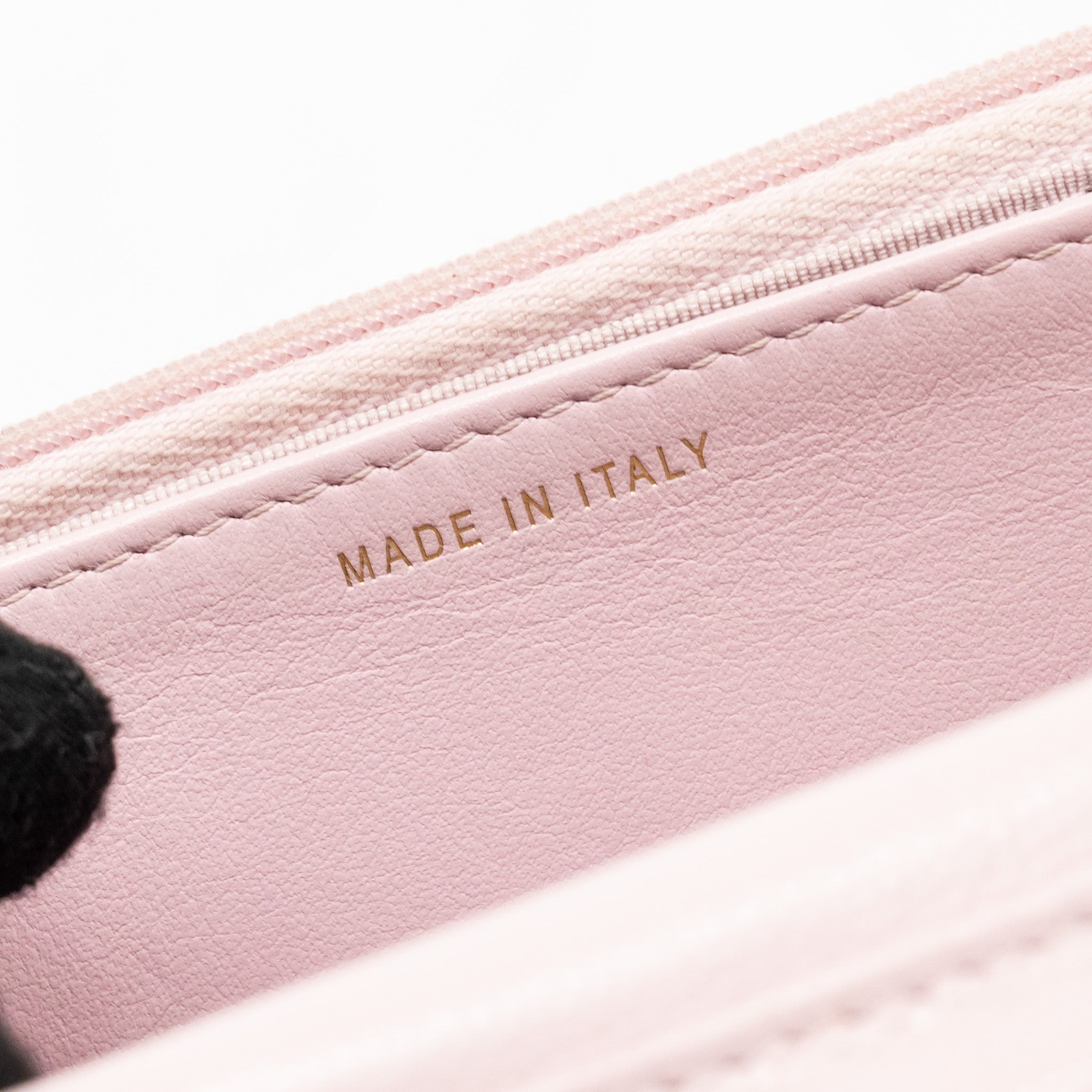 CHANEL CLASSIC WALLET ON CHAIN CAVIAR LIGHT PINK LGHW