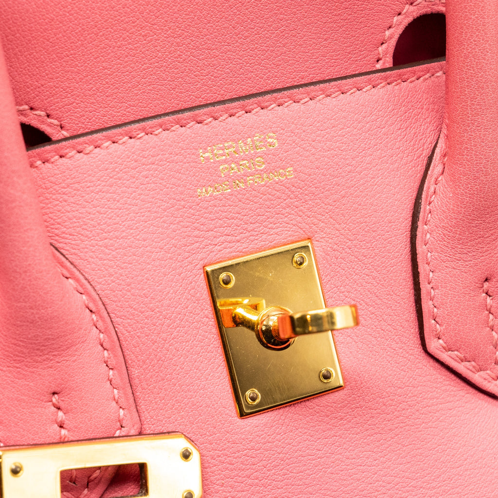 HERMES BIRKIN25 SWIFT ROSE AZALEE GHW