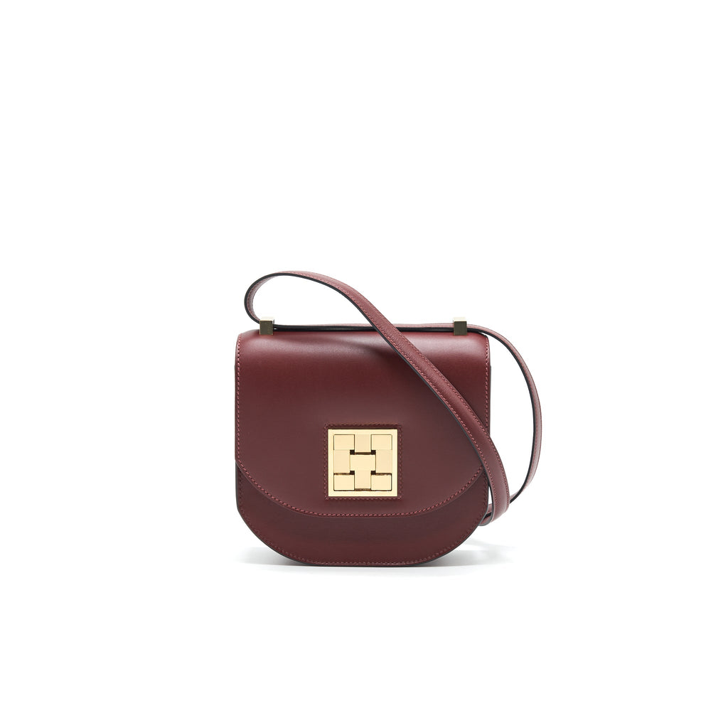 HERMES MASAIQUE 24 MINI BAG VEAU MONSIEUR 55 ROUGE H SHW