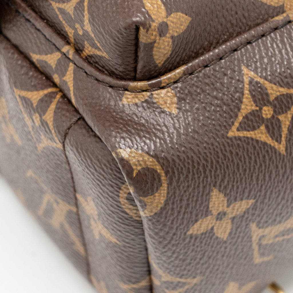 LOUIS VUITTON PALM SPRINGS MINI MONOGRAM CANVAS GHW