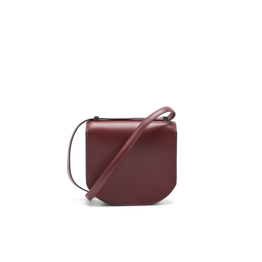 HERMES MASAIQUE 24 MINI BAG VEAU MONSIEUR 55 ROUGE H SHW
