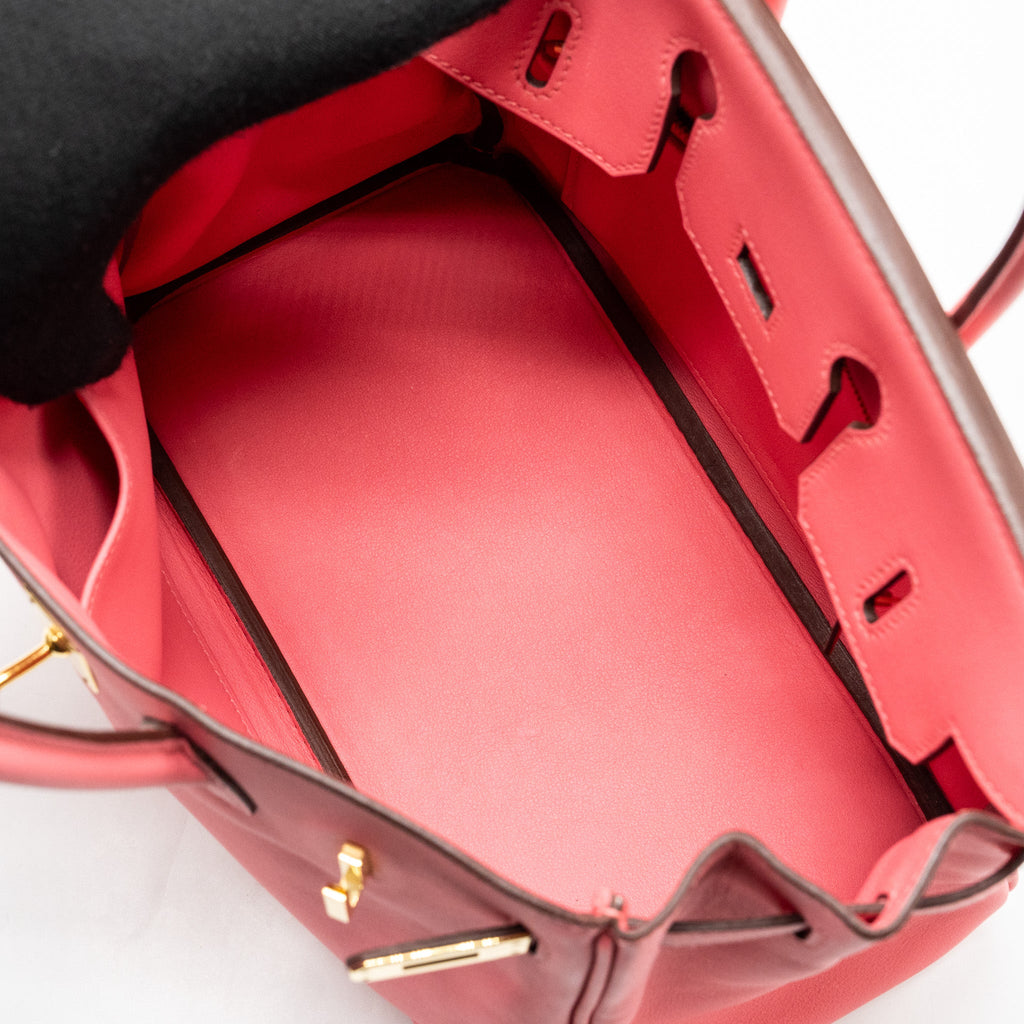 HERMES BIRKIN25 SWIFT ROSE AZALEE GHW
