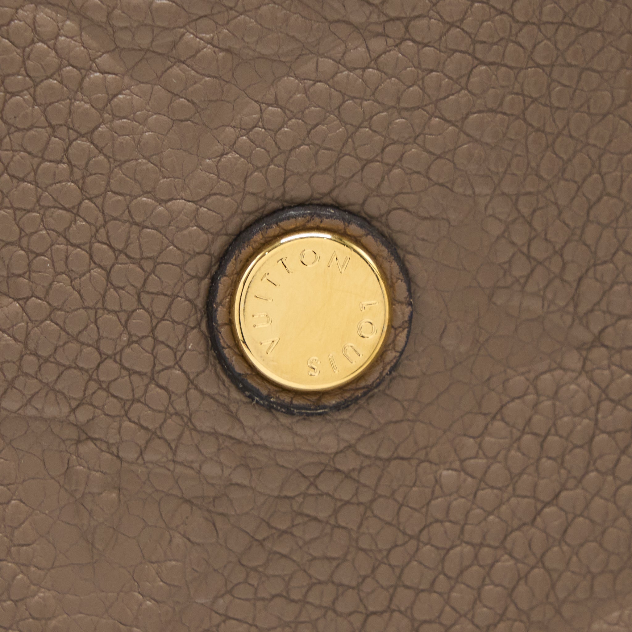 LOUIS VUITTON MONTAIGNE MM MONOGRAM EMPREINTE DARK BEIGE GHW