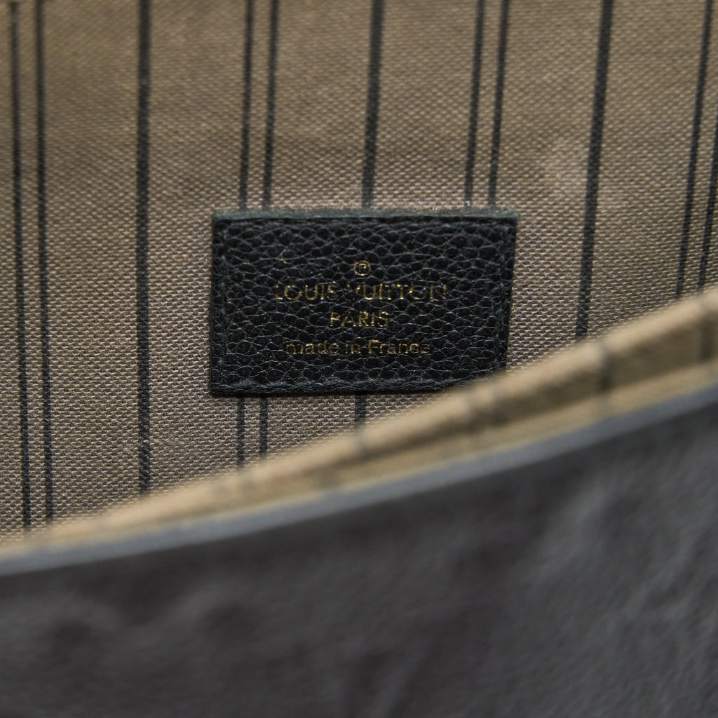 LOUIS VUITTON POCHETTE MÉTIS MONOGRAM EMPREINTE BLACK GHW