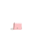 GUCCI MARMONT CARD HOLDER WITH CHAIN CALFSKIN PINK SHW