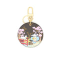 LOUIS VUITTON ILLUSTRE JAPANESE GARDEN XMAS BAG CHARM AND KEY HOLDER