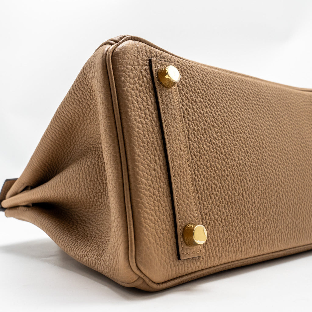 HERMES BIRKIN 25 TOGO CHAI GHW