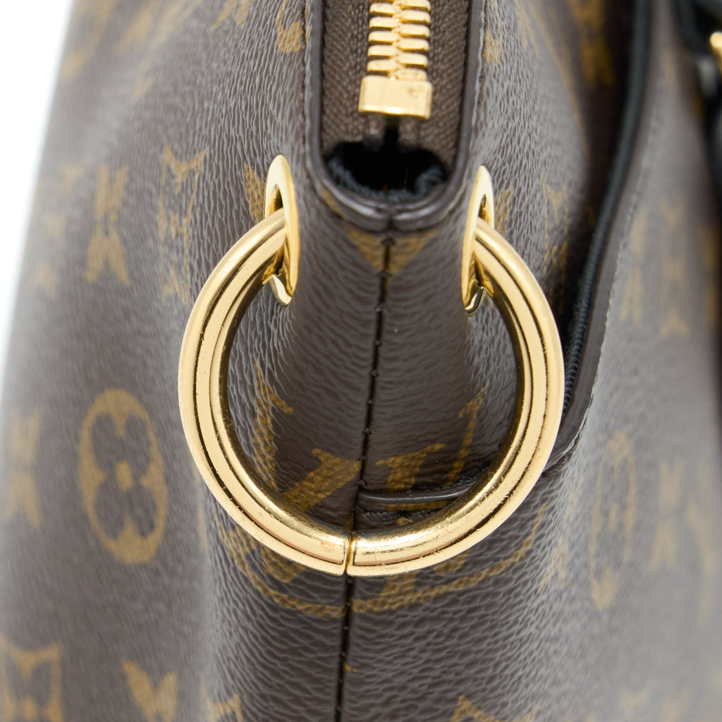 LOUIS VUITTON ODEON PM BAG MONOGRAM CANVAS BLACK GHW
