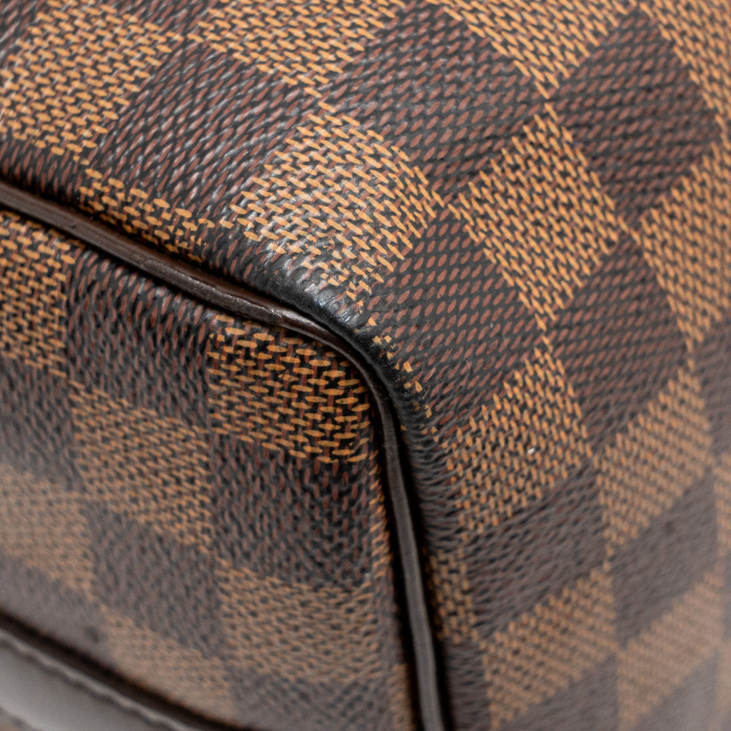 LOUIS VUITTON SPEEDY 25 DAMIER EBENE GHW