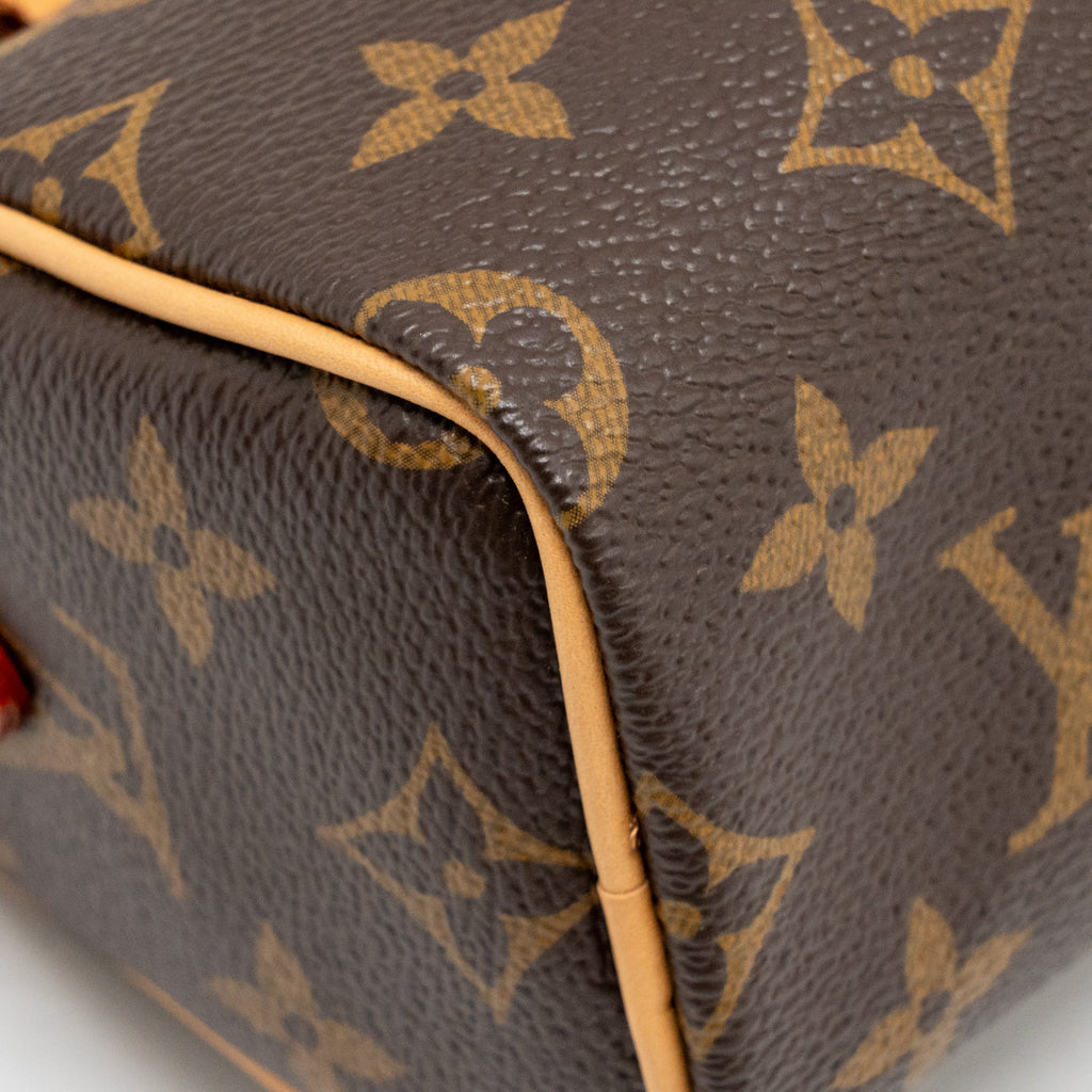 LOUIS VUITTON NANO SPEEDY MONOGRAM CANVAS GHW