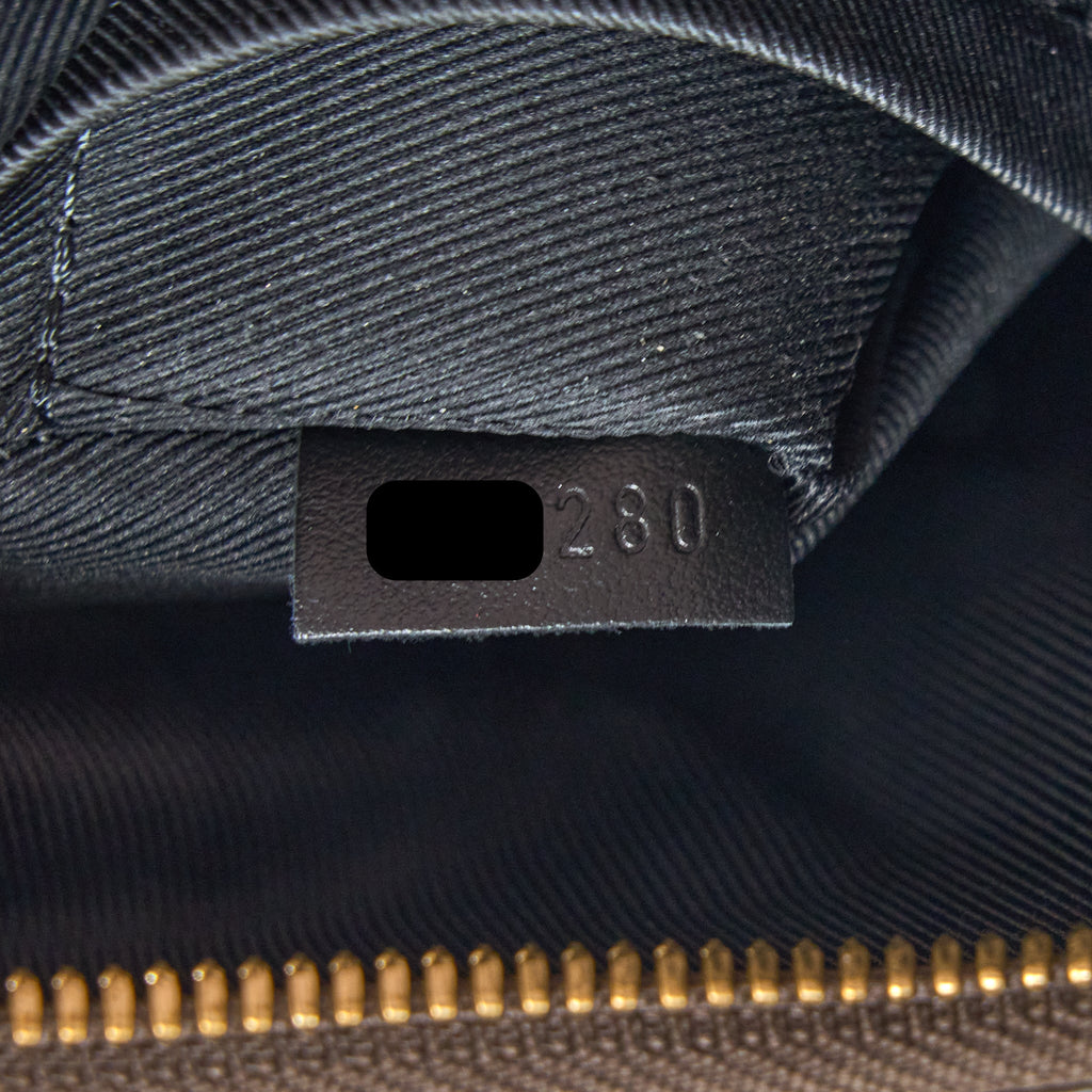 LOUIS VUITTON ODEON PM BAG MONOGRAM CANVAS BLACK GHW