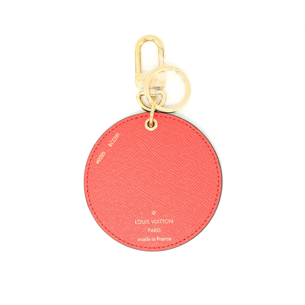LOUIS VUITTON ILLUSTRE LONDON XMAS BAG CHARM AND KEY HOLDER
