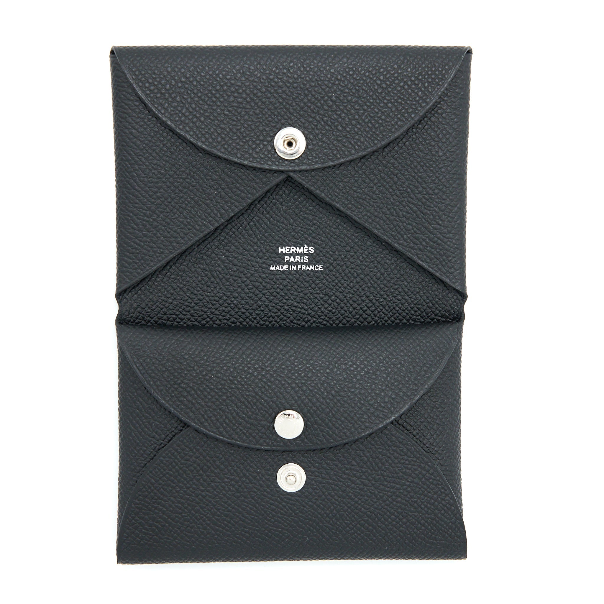 HERMES CALVI DUO EPSOM BLACK
