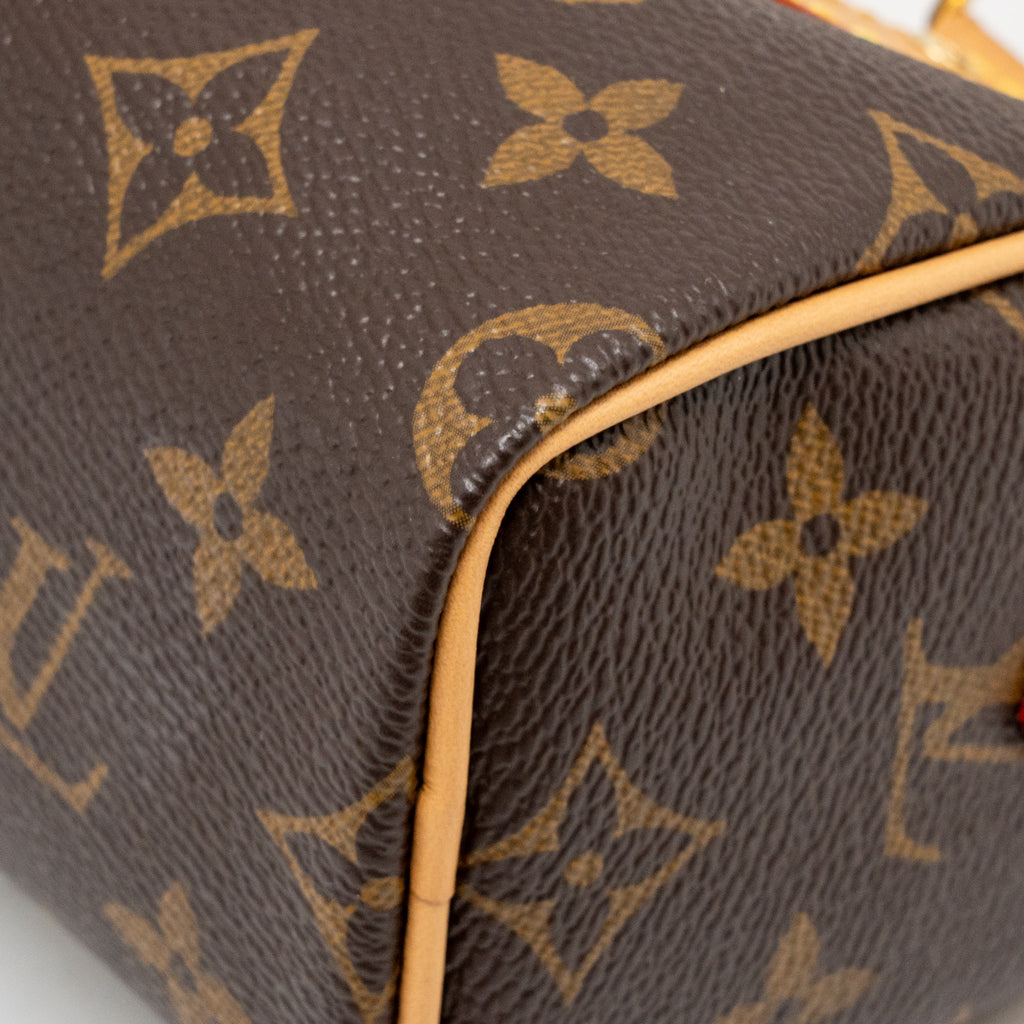 LOUIS VUITTON NANO SPEEDY MONOGRAM CANVAS GHW