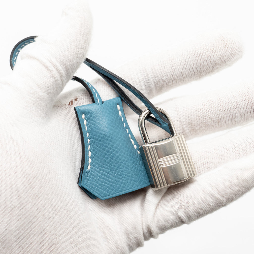 HERMES KELLY 25 EPSOM NEW BLEU JEAN SHW