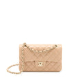 CHANEL 22B SMALL CLASSIC FLAP BAG LAMBSKIN BEIGE LGHW