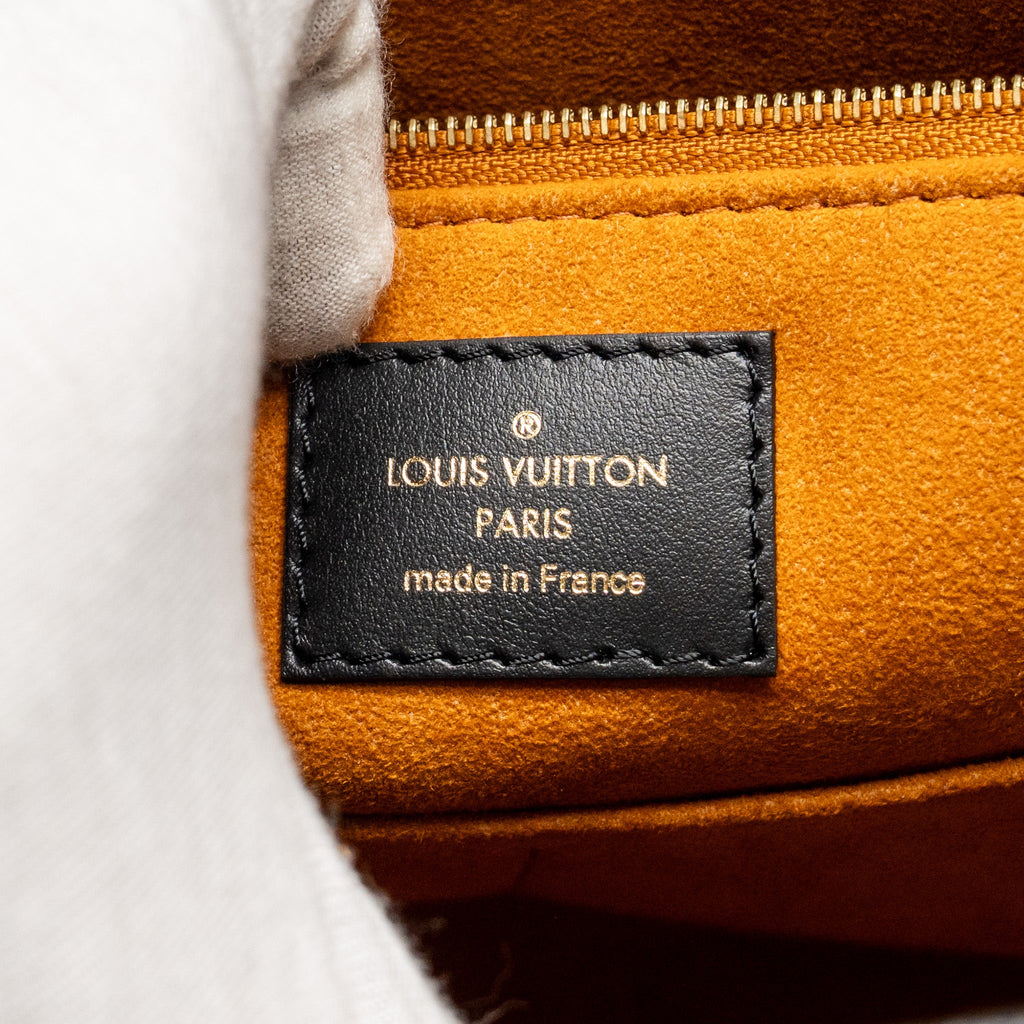 LOUIS VUITTON ONTHEGO GM MONOGRAM EMPREINTE LEATHER BLACK GHW