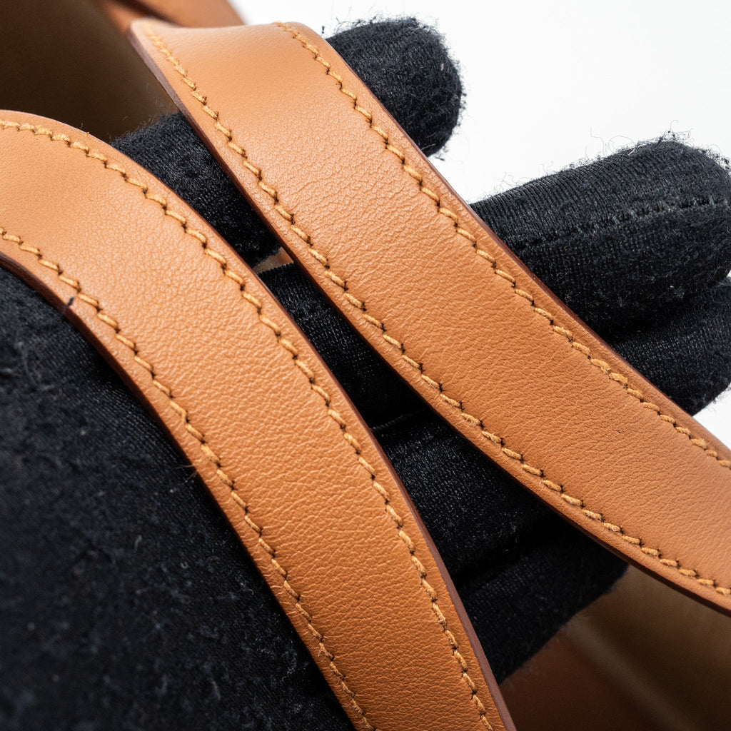 HERMES CABAS H EN BIAIS 27 BAG NATUREL/GOLD