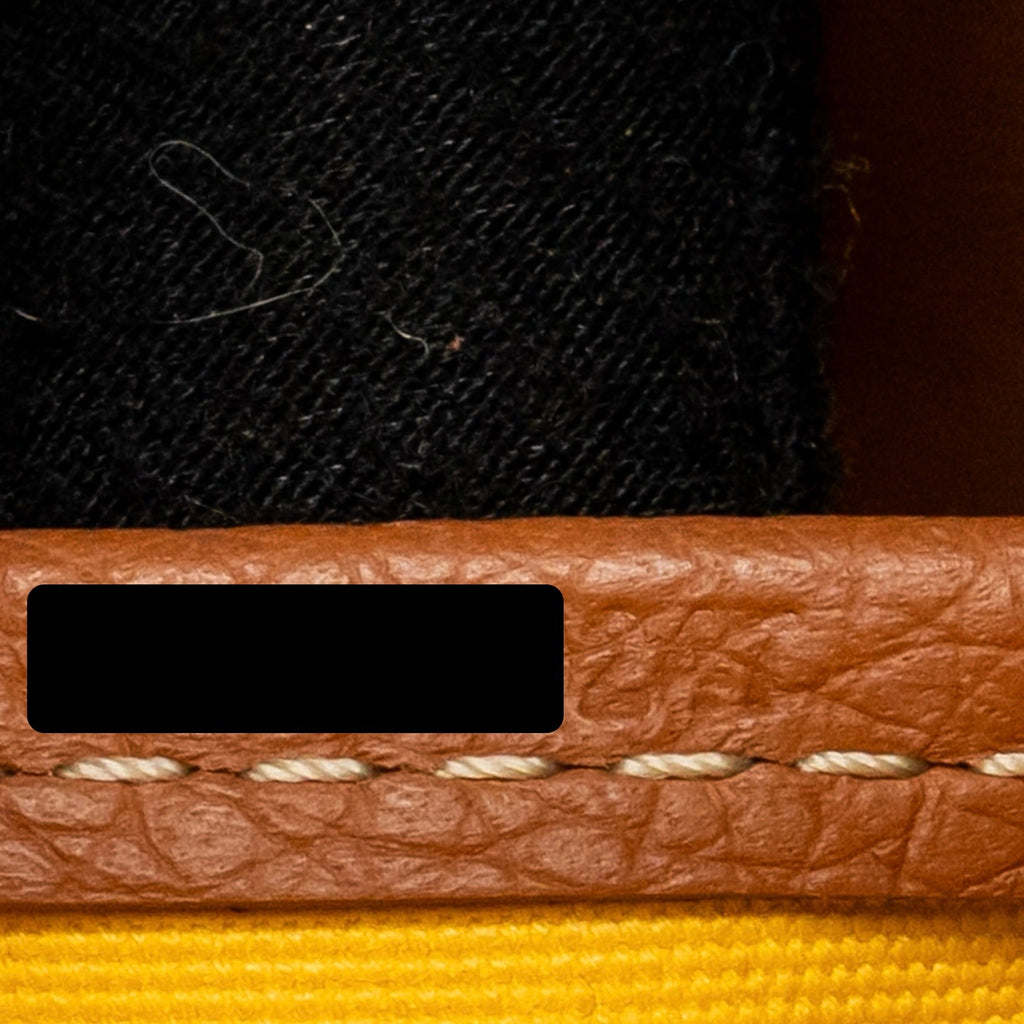 GOYARD BELVEDERE PM MESSENGER BAG GOYARDINE CANVAS/CALFSKIN TAN SHW