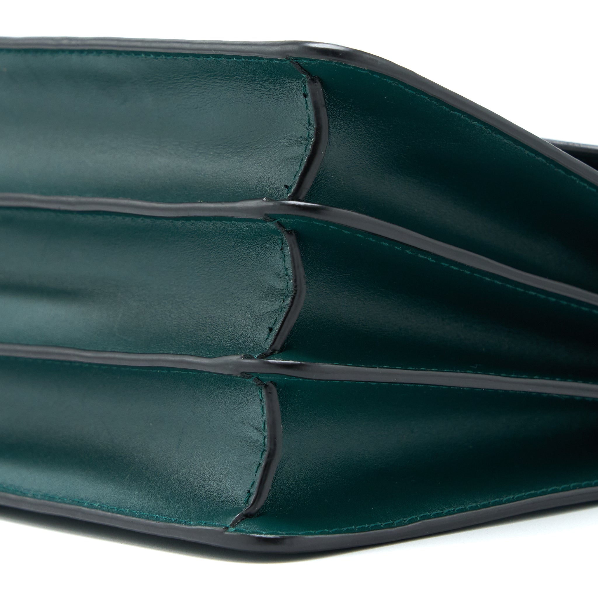 BVLGARI TOP HANDLE SERPENTI BAG CALFSKIN GREEN LGHW