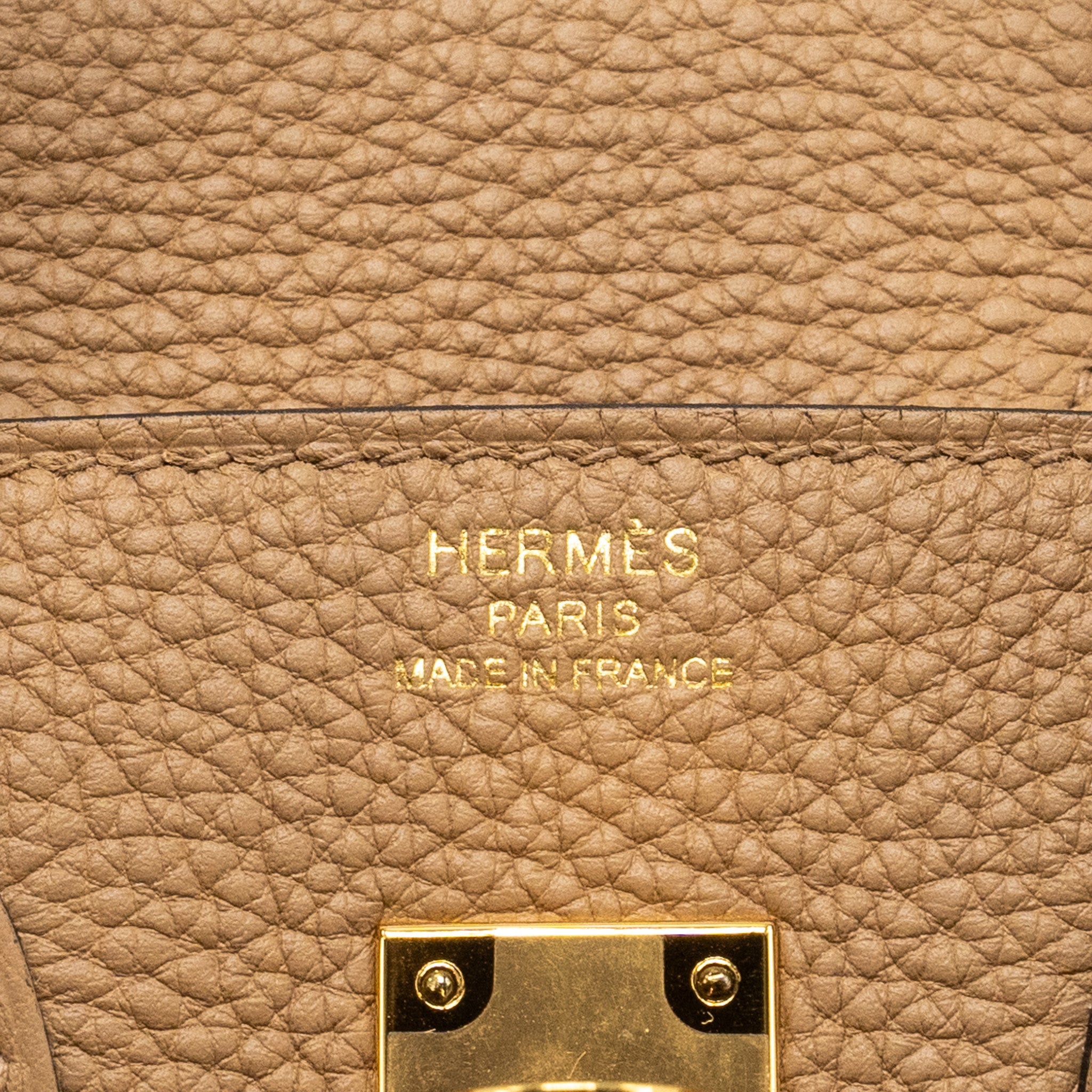 HERMES BIRKIN 25 TOGO CHAI GHW