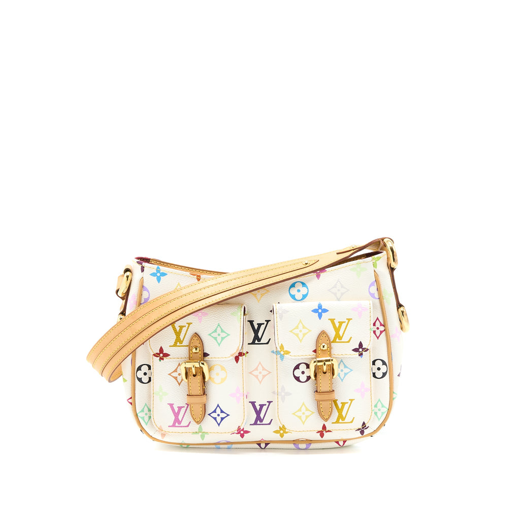 LOUIS VUITTON LODGE PM MULTICOLOUR MONOGRAM CANVAS WHITE GHW