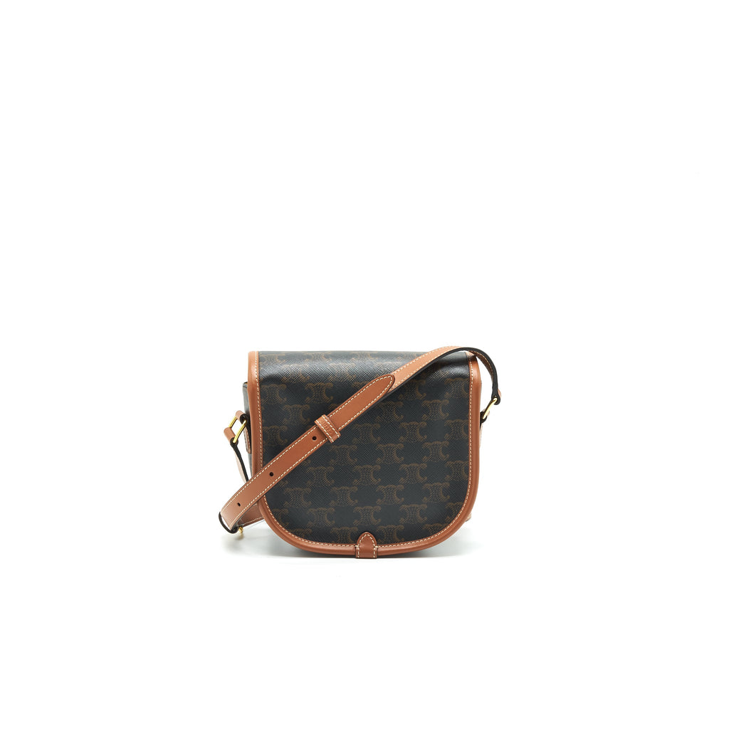 CELINE FLOCO BAG IN TRIOMPHE CANVAS
