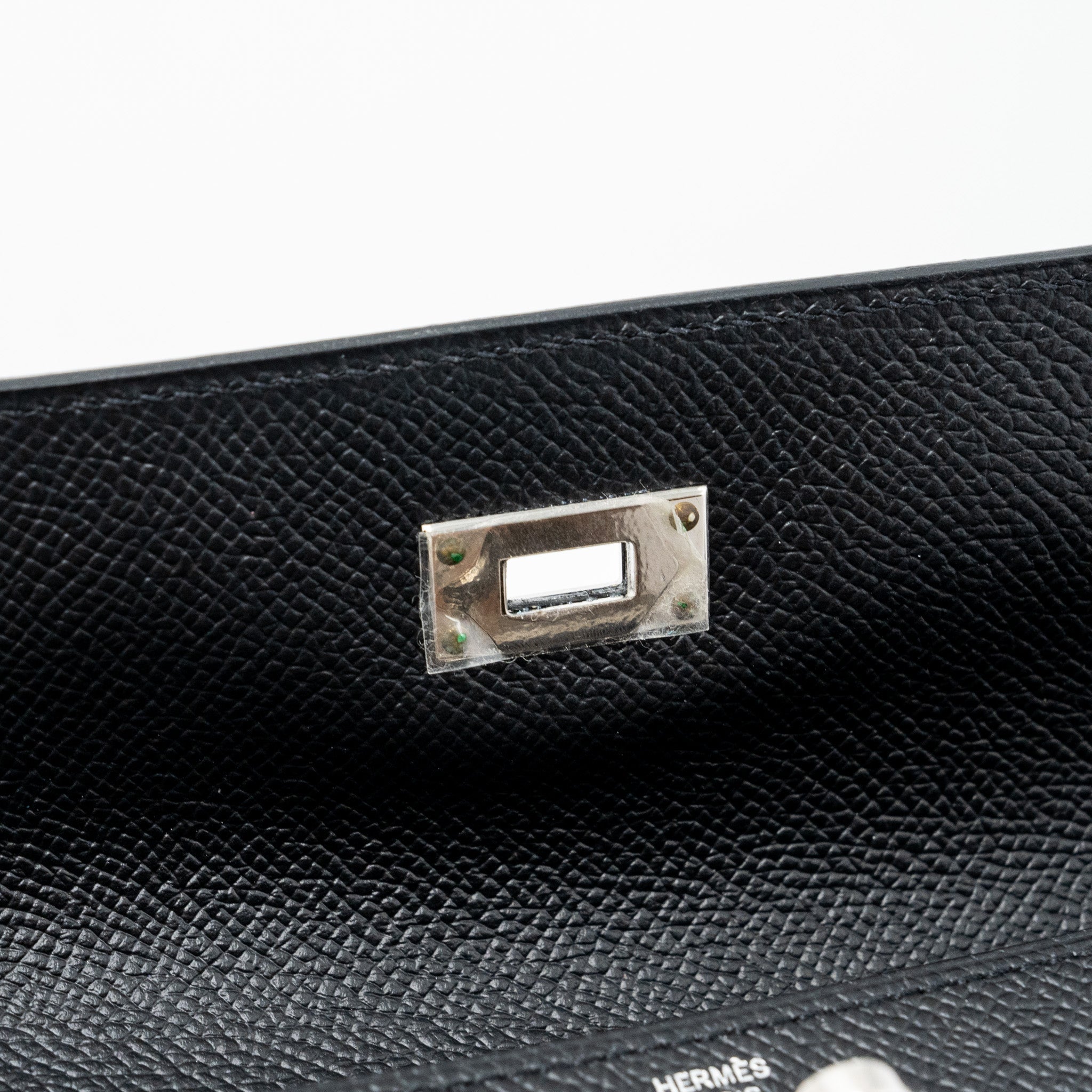 HERMES KELLY LONG WALLET EPSOM BLACK SHW