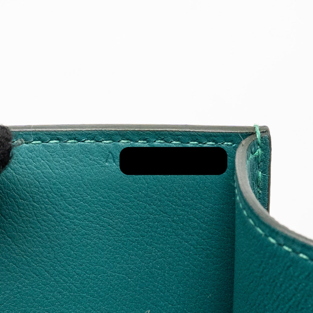 HERMES POCHETTE MEDOR 23 SWIFT MALACHITE SHW