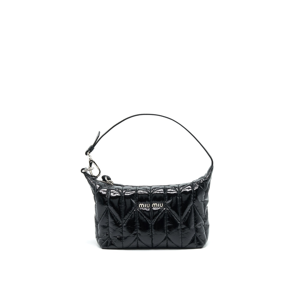 MIU MIU SPIRIT CIRE MINI BAG BLACK SHW