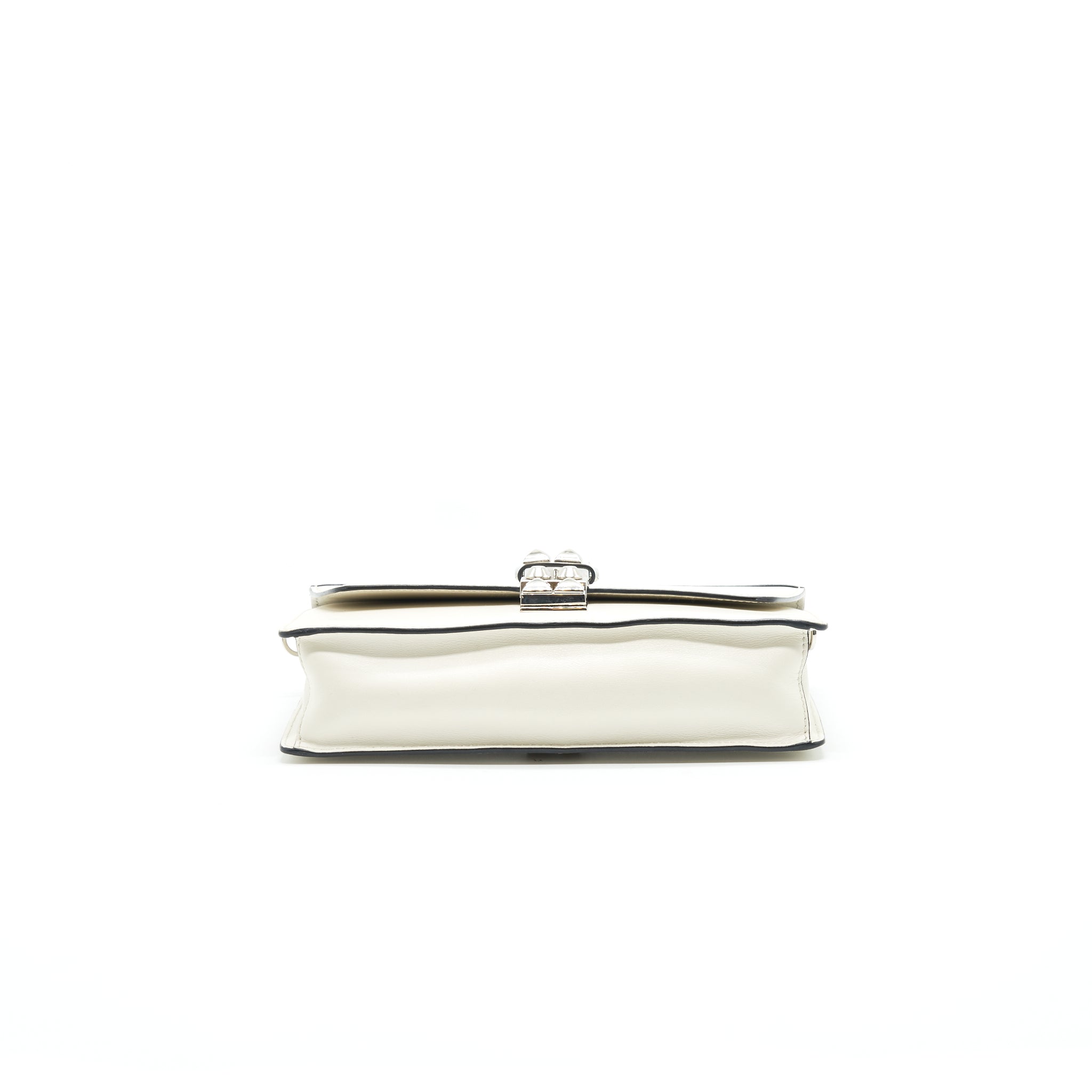 PRADA WOMAN'S MESSANGER BAG WHITE WITH SHW