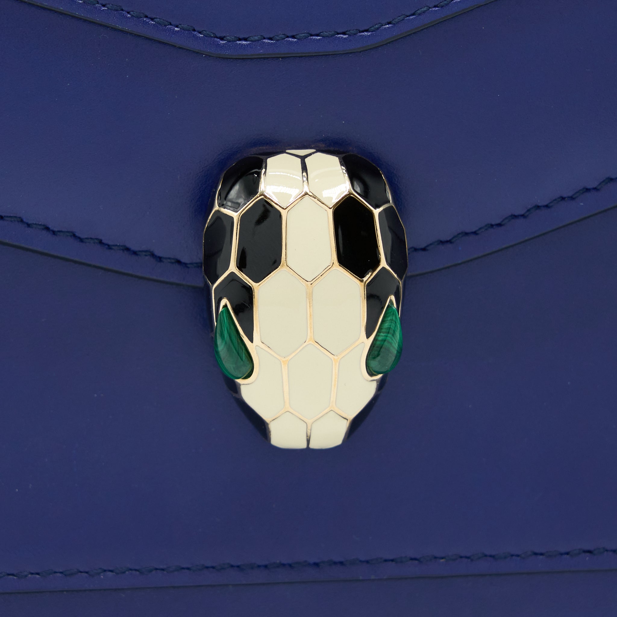 BVLGARI SERPENTI FOREVER CROSSBODY BAG BLUE