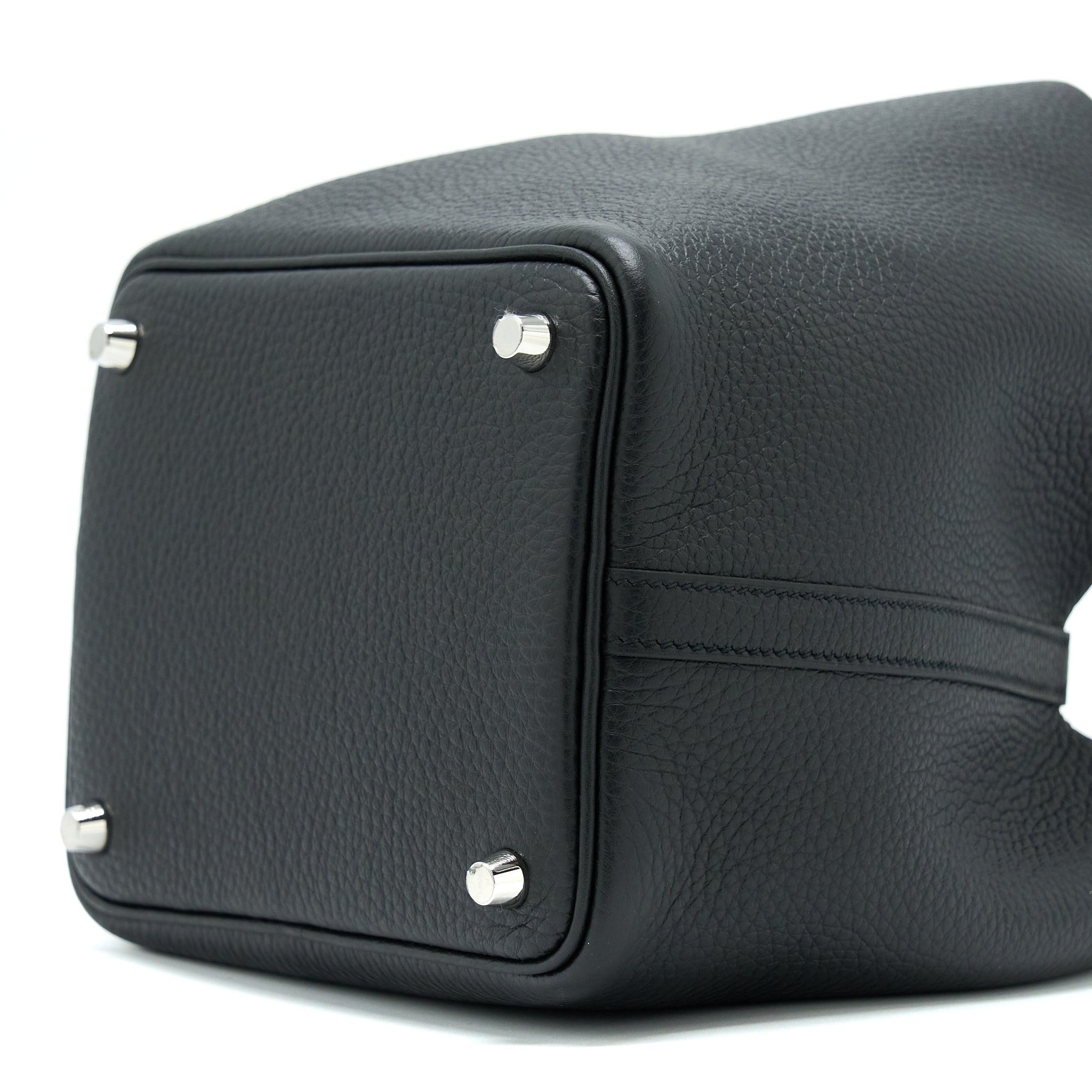 HERMES PICOTIN 18 LOCK BAG CLEMENCE EBENE SHW