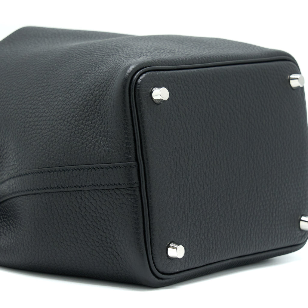 HERMES PICOTIN 18 LOCK BAG CLEMENCE EBENE SHW