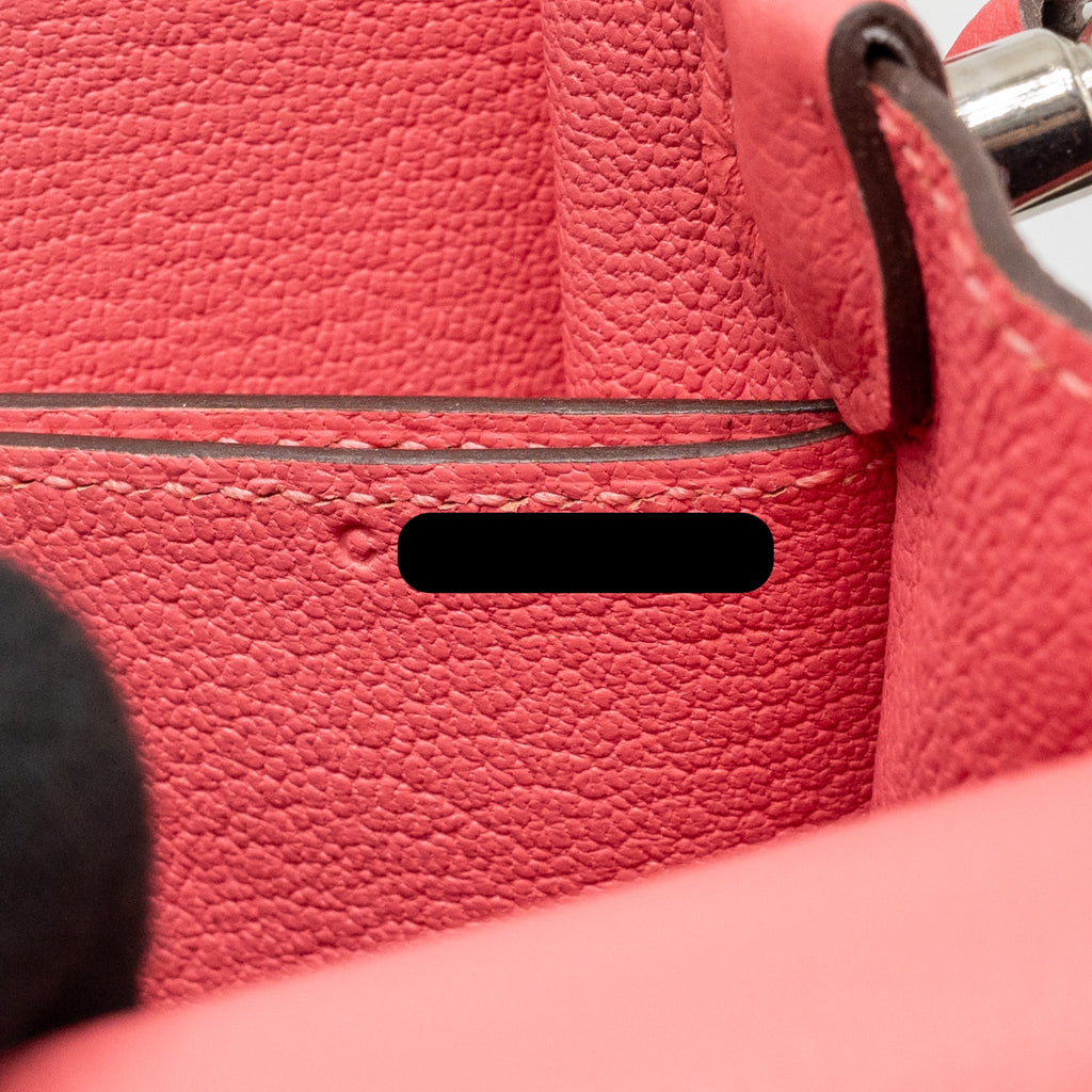HERMES MINI ROULIS EVERCOLOR ROSE AZALEE SHW